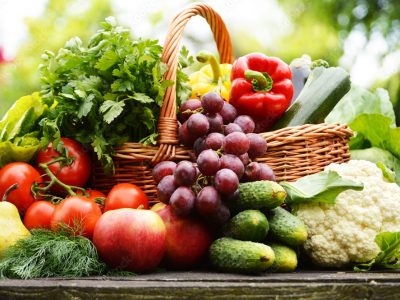 Composition du panier de légume pour une famille